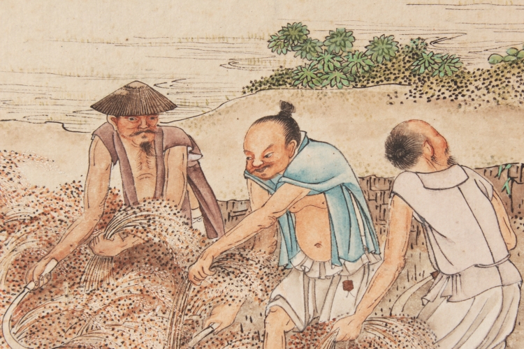 A FINE QUALITY 19TH CENTURY FRAMED CHINESE PAINTING ON PAPER, in watercolour and ink, depicting a - Image 4 of 6