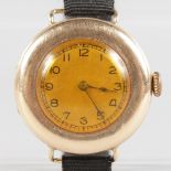 A LADIES 18CT YELLOW GOLD WRISTWATCH, MOSER & CO.