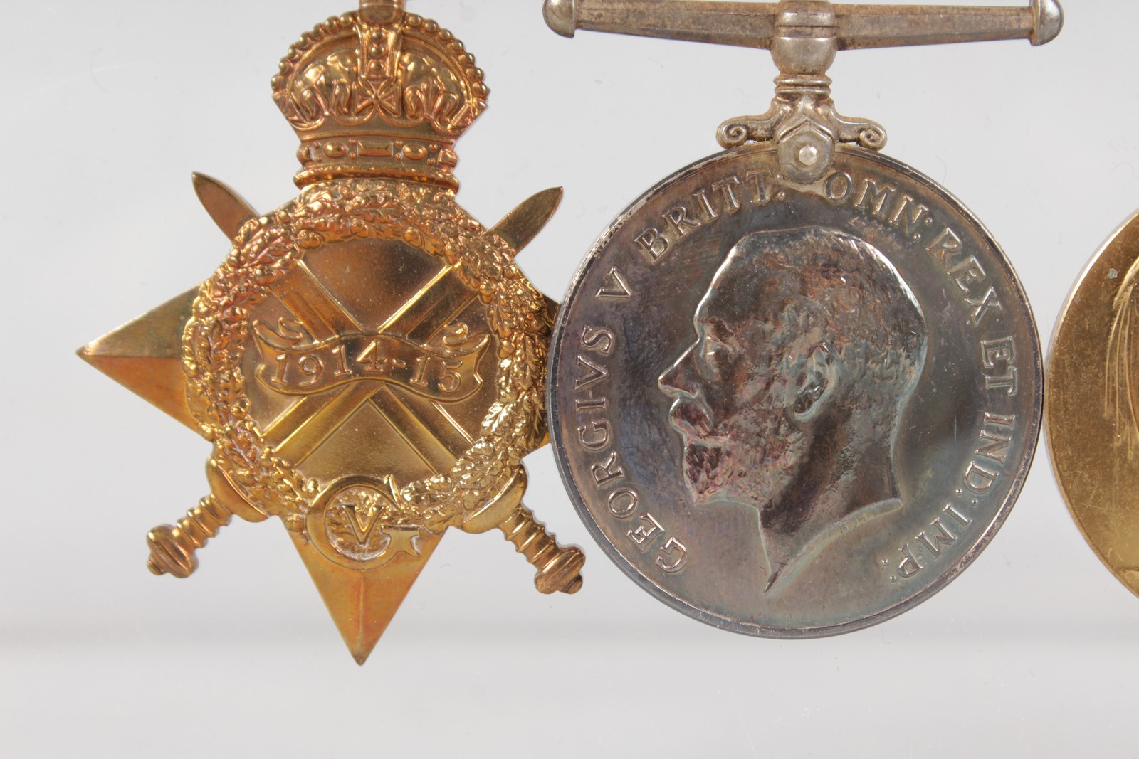 THE MEDALS OF CAPT. A. J. S. HUTTON R.E. 1914-1918 (3), 1910-1935, 1939-1941. - Image 2 of 5