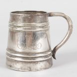 A PLAIN RUSSIAN BALUSTER BEAKER. 7cms high, stamped 84 A. & AK III 1896.