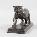 ANTOINE-LOUIS BARYE (1796-1875) FRENCH A FINE BRONZE OF TIGRE QUI MARCHE, a superb cast of a