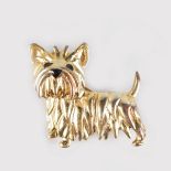 A SCOTTISH DOG BROOCH.