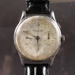 A GENTLEMAN'S REPCO TRAMELAN ANTIMAGNETIC WRISTWATCH with leather strap.