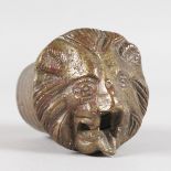 A LIONS HEAD FOUNTAIN HEAD. 8cms.