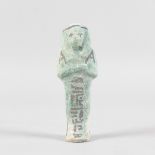 AN EGYPTIAN SHABTI FIGURE. 4ins long.