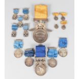 A COLLECTION OF MEDALS won by ALLAN HOOPER, MOSCOW CURLING CLUB, CIRCA. 1890-1910 (11), and five