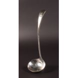 A GOOD PLAIN SOUP LADLE. Sheffield 1906.