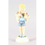 DAYS OF THE WEEK SERIES. ROYAL WORCESTER "MONDAY'S CHILD", designed by Fredo Doughty, No. 3519.