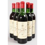 CHATEAU LA TOUR-DU-ROC, 1970, 6 bottles.