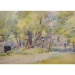 David J Curtis (20th Century) British. "Rahoy Lodge" (Caretaker's Cottage), Watercolour, Signed