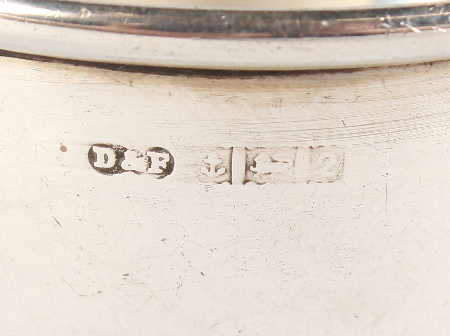 A SMALL MILK JUG, Birmingham 1911 and A SMALL BOWL, Birmingham 1965 (2). - Image 3 of 3