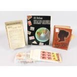 ALL NATIONS STAMP ALBUM/LOOSE STAMPS and box of stamps, the SG simplified stamp catalogue also