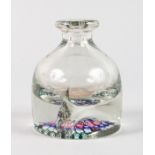 AN INK BOTTLE with Millefiori base.