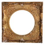 20th Century English School. A Gilt Composition Frame, Circular, 14.5" x 14.5".