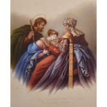 Charles de Chatillon (1777-1844) French. "La Vierge et Saint Joseph Visitent Sainte Anne, A Lady