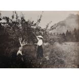 20th Century American School. "In a Columbia Valley Orchard", Photograph, Inscribed on a label on