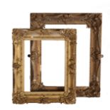 19th Century English School. A Gilt Composition Frame, 14" x 11", and another, 18" x 14", two (2).