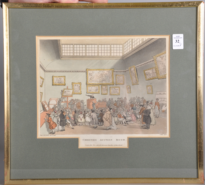 After Augustus Charles Pugin (1769-1832) and Thomas Rowlandson (1756-1827) British. "Christies - Bild 2 aus 6