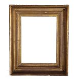 19th Century English School. A Hollow Gilt Frame, 8.5" x 6.5".