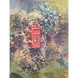 Judy Boyes (1943- ) British. "Eskdale Postbox", Lithograph, Signed, Inscribed and numbered 610/850