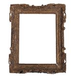 18th Century English School. A Carved Giltwood Frame, 12.5" x 9.5".