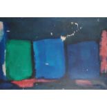 Russell (20th Century) British. Untitled, Oil on Canvas, Signed and Dated '64, and Signed on the