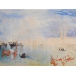 After Joseph Mallord William Turner (1775-1851) British. A Venetian Scene, Watercolour, 8" x 10.