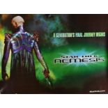 United International Pictures. "Star Trek, Nemesis", Poster, Unframed, 30" x 40", together with