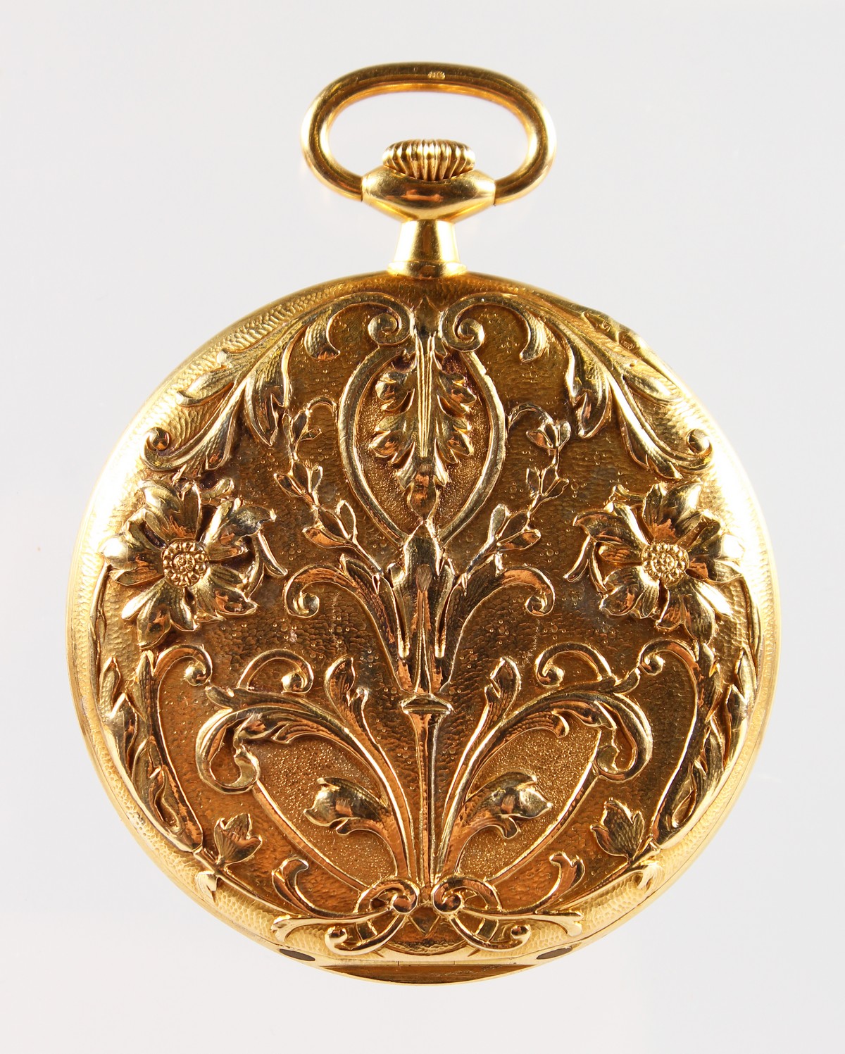 A DECORATIVE .750 GOLD DRESS WATCH, stamped HAAS, SUISSE, No. 50268. - Image 2 of 4