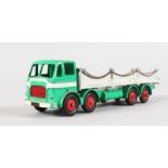 A DINKY LEYLAND OCTOPUS LOW LOADED TRUCK in a blue box. 7.25ins long.