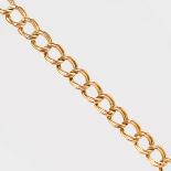 A 14CT GOLD CHAIN, 11gms.
