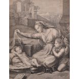 After Raphael (1483-1520) Italian. An Album of Engravings, (Q), 18" x 13".