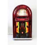 A SUPERB AMERICANA CD JUKEBOX, echoing the enduring "BUBBLER" design by Rock-Ola and manufactured in