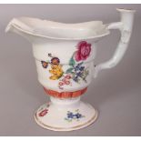 AN 18TH CENTURY CHINESE EXPORT QIANLONG PERIOD FAMILLE ROSE PORCELAIN HELMET JUG, the sides