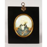 A 19TH CENTURY PORTRAIT MINIATURE depicting Vice Admiral Horatio Nelson, Viscount Nelson 1758-