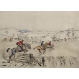 Tom Carr (1912-1977) British. " - Over The Gate", Lithograph, Signed, Inscribed and numbered 16/75