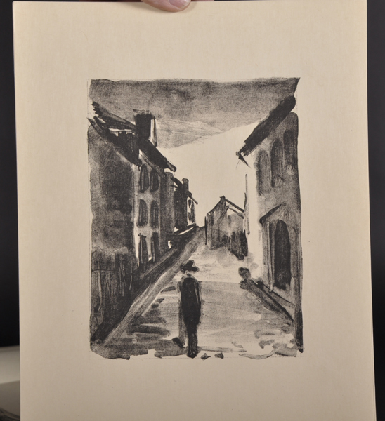 Maurice de Vlaminck (1876-1958) French. A Street Scene, Lithograph Proof, Unframed, 7.5" x 5.75", - Image 2 of 6