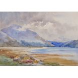 Circle of John Maclauchlan Milne (1885-1957) British. A Loch Scene, Watercolour, 9.75" x 14".