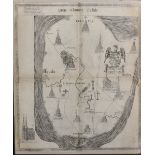 17th Century English School. "Mappa Thaneti Insula", Map, 16.75" x 14.25".