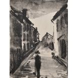 Maurice de Vlaminck (1876-1958) French. A Street Scene, Lithograph Proof, Unframed, 7.5" x 5.75",