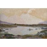 John Edmund Mace (1889-1952) British. "Loch Dubh, Sligachen, Isle of Skye', Watercolour, Signed, and