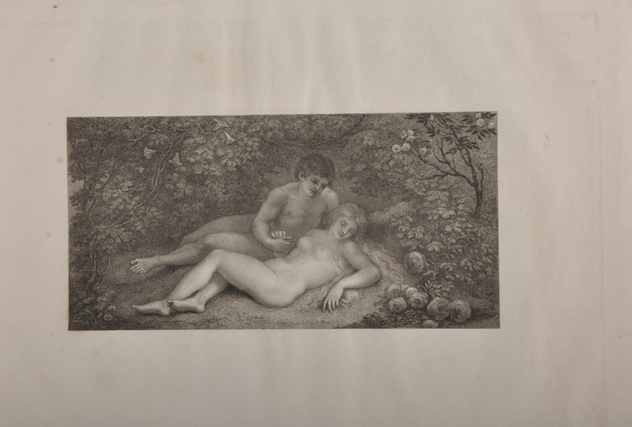 After Thomas Stothard (1755-1834) British. A Scene from Milton, Engraved by Francesco Bartolozzi ( - Image 5 of 5