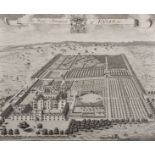After Thomas Badeslade (c.1719-1750) British. "The West Prospect of Knole", Engraved by John
