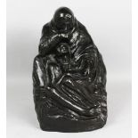 AFTER KATHE KOLLWITZ (1867-1945) GERMAN PIETA IN BERLIN. Signed KOLLWITZ. 5/8. 14.5ins high.