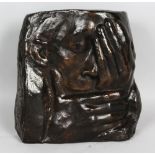 AFTER KATHE KOLLWITZ (1867-1945) GERMAN LAMENTATION, in memory of Ernst Barlach who died in 1938.