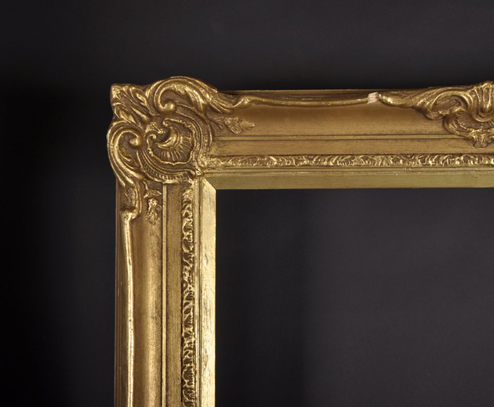 20th Century English School. A Gilt Composition Frame, 34.5" x 23", and another frame, 36.5" x 29".