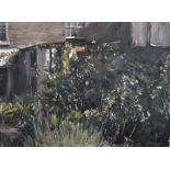 Howard Morgan (1949- ) British. An Overgrown Garden Scene (SW4), Oil on Canvas, Signed and Dated '