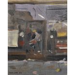 Howard Morgan (1949- ) British. A Street Scene (SW8), Oil on Canvas laid down, Signed and Dated '95,