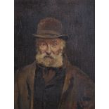 Robert Gemmell Hutchinson (1855-1936) British. "Tarie Will, the First Roadman", Oil on Canvas,