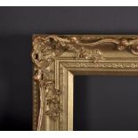 20th Century English School. A Gilt Composition Frame, with Pierced Centres and Corners, 19.5" x